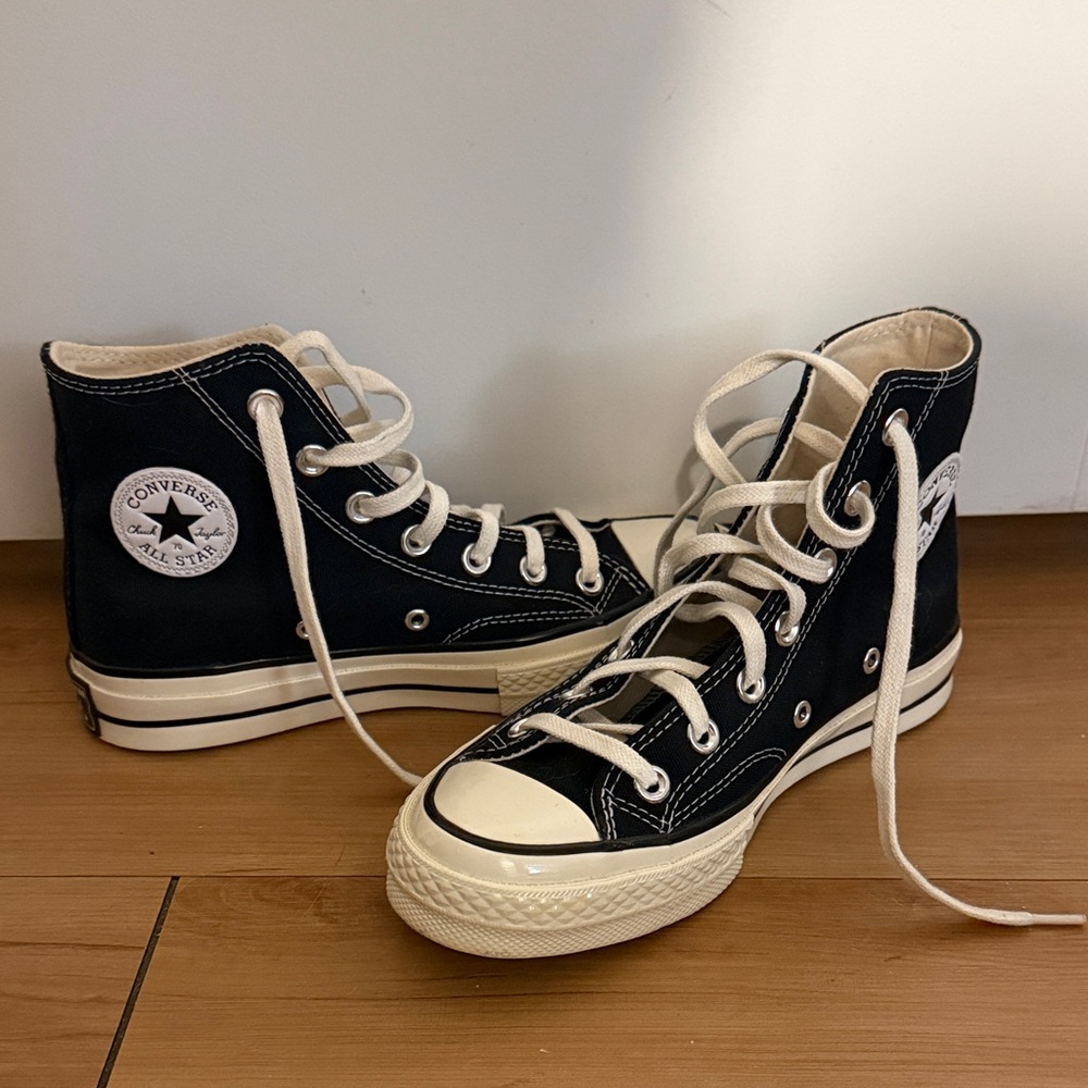 Converse Chuck Taylor All Star High Top Sneakers in Black and White